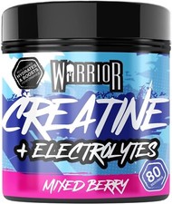 WARRIOR CREATINE + ELECTROLYTES 80 Srv - Hydration Applied Bulk Nutrition Powder