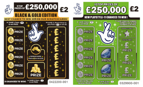 Fake 250k winning scratch - winning,