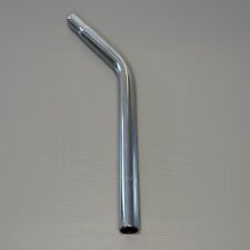 BMX LAYBACK SEAT POST CHROME OLD SCHOOL RETRO NOS 405mm 25.4mm HEAVY DUTY 1.8mm