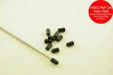 10 BIKE MUDGUARD STAY RUBBER END  PROTECTIVE CAPS 3mm BLUEMEL SINGLE STAY TYPE