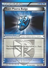 Team Plasma Badge (Team Plasma) 104/116 Plasma Freeze Lightly Played Pokémon Car