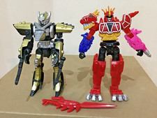 Power Rangers Dino Charge Megazord Figures T-Rex + Ptera 100% Complete V.VGC