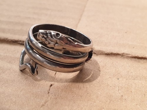 Faberge antique snake love - antique,