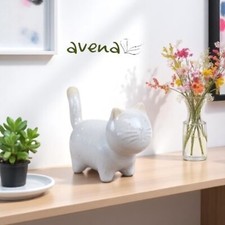 Porcelain Cat Ornament Cute