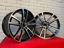 4X 22" 5X130 Black Y Spoke
