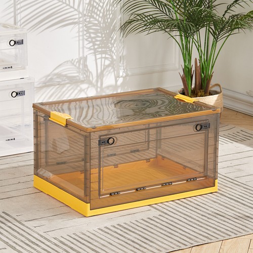 Clear storage bin with - bin,