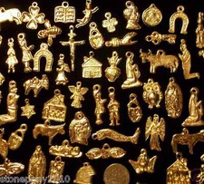 50 Milagro Charms Mexican Folk