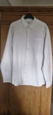 Vintage Brutus White Button Down Shirt Skinhead Mod Scooter XL 60s 70s