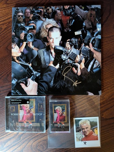Robbie williams signed - robbie,