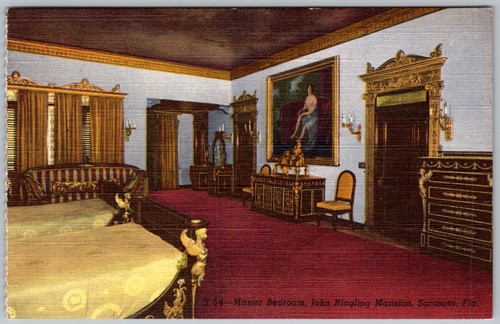 Vtg linen postcard master - linen,