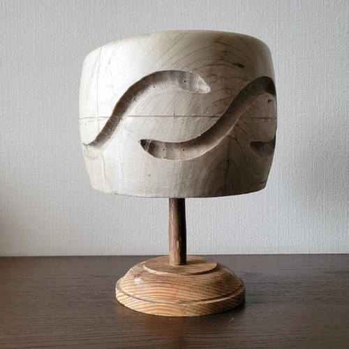 Pillbox millinery plastic hat - plastic,