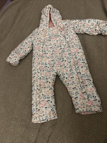 Girls floral snowsuit pram - girls,
