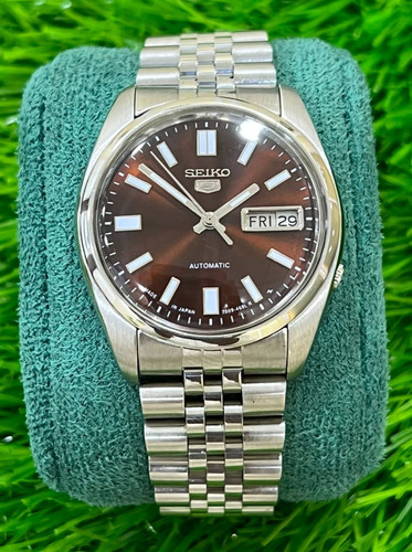 Seiko automatic brown dail - seiko,