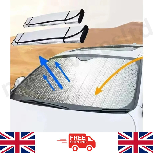 Front car windscreen sun - front,