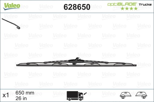 New wiper blade - new,