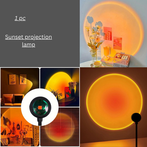 Sunset lamp projection - sunset,