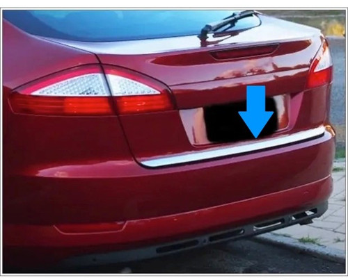 Chrome formed lower trunk trim - lower,