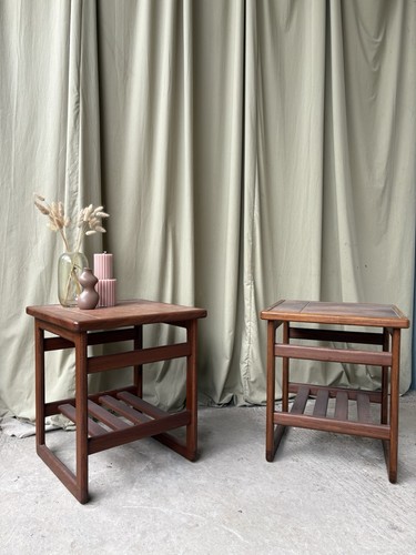 Vtg pair teak gplan - pair, mid