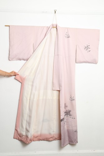 Vintage japanese kimono floral - kimono,