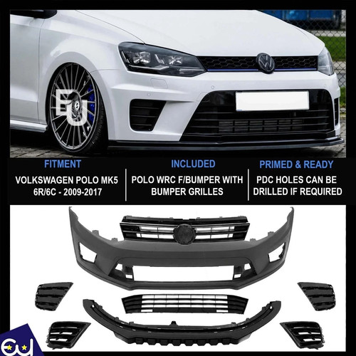 Front bumper complete with - bumper,