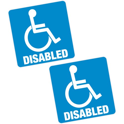 Disabled blue badge - 2,