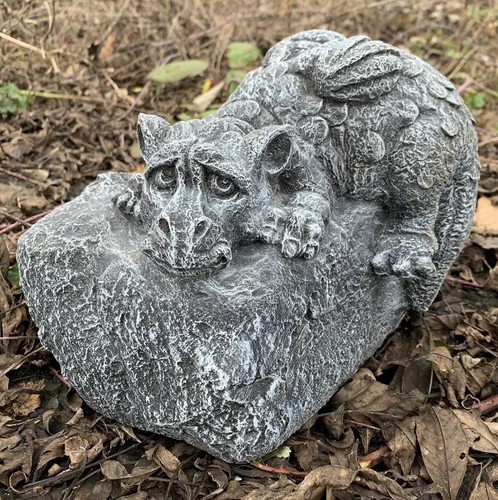 Stone garden dragon rock - on, a
