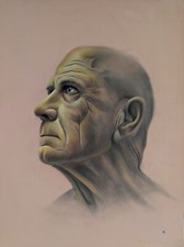 Original pastel portrait - portrait, on
