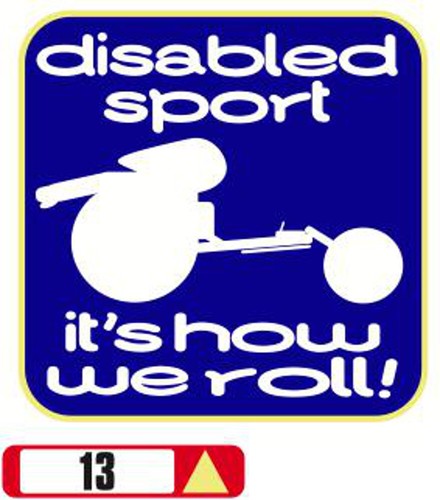 Wheelchair car sticker haus - sticker,
