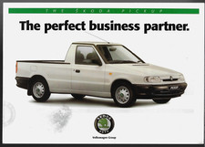 Skoda Pick-Up 1998 UK Market Foldout Sales Brochure 1.3 1.6 MPi 1.9D Felicia
