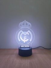 3D LED night lamp - REAL MADRID