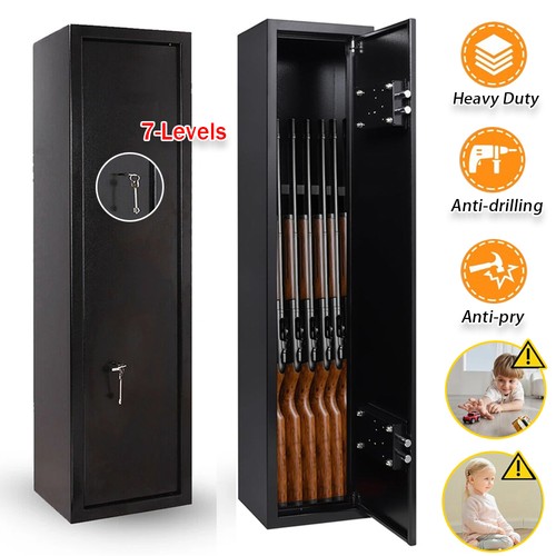 Gun cabinet safe rifle - 6,