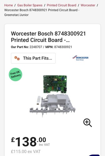 Worcester bosch greenstar - worcester,