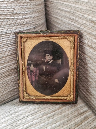 Daguerreotype little boy - daguerreotype, of