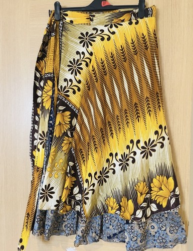 Recycled silk saree beach - recycled,