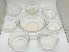 VINTAGE CLEAR GLASS TRIFLE