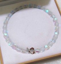 New 10mm White Gleamy Rainbow