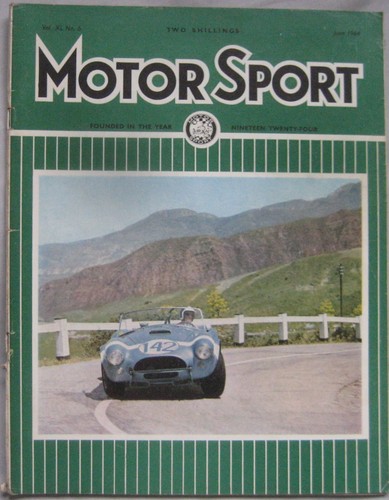 Motor sport magazine june - sport, 1964