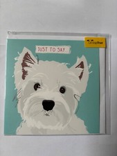 Westie dog birthday - , blank