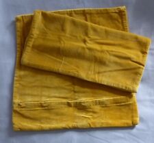 Next pair of yellow velvet (or velour) square cushion cover 43cm x 43cm