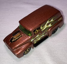 Hot Wheels ‘56 FORD F-100 Van Bronze Loose Nice Flame Decals 1:64 See Photo’s
