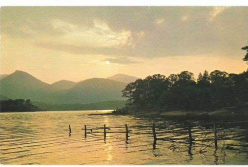 Derwentwater sunset lake - derwentwater:,