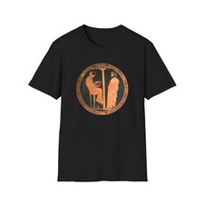 Ancient Greek Pottery T-Shirt Oracle At Delphi King Aigeus Red Figure Art Kylix