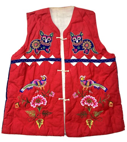 Vintage embroidered quilted - vintage,