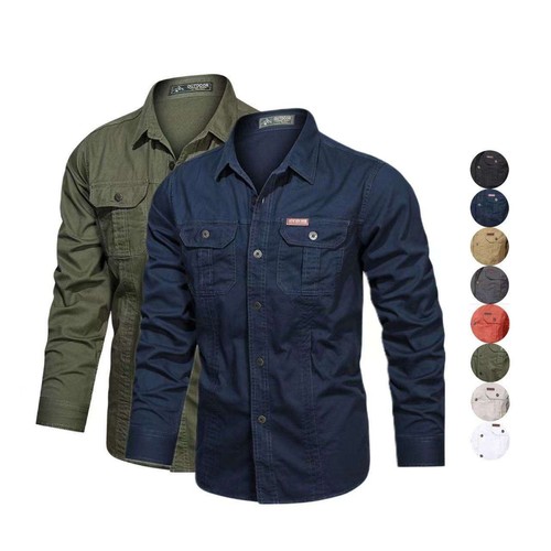 100 cotton mens long sleeve - cotton,