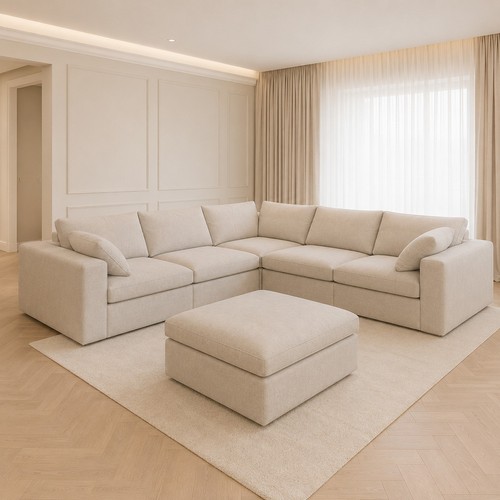 Modern cream 2c2 corner - modern,