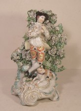 Chelsea Derby Porcelain Bocage Figure A/F (AS SEEN)