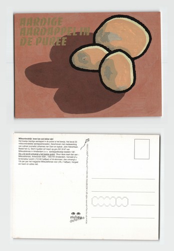 Postcard dutch food - -,
