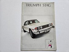 TRIUMPH STAG 16 PAGES SALES