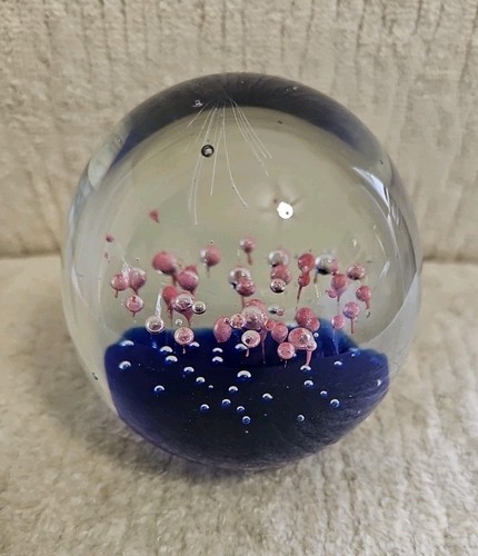 Paperweight glass oval - paperweight,