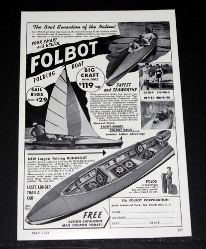 1953 old magazine print - magazine, ad